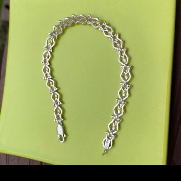 VTG 925 Silver Link BRACELET - Picture 7 of 8